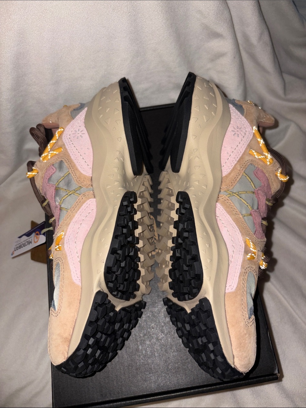 NWT Flower Mountain Yamabushi Sneaker in Cognac-Taupe-Pink - Picture 15 of 16